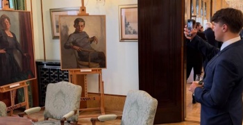 Слике Јожефа Пехана у Амбасади Чешке Републике